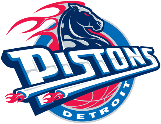 Detroit Pistons 2001-2004 Primary Logo iron on paper